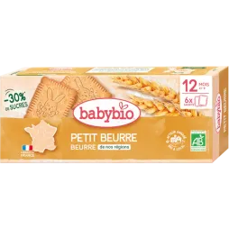 Печиво дитяче органічне Babybio масляне від 12 місяців, 120 г, 50025