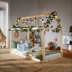 Детская кровать домик Pinio House Bed 200x90 см (кровать Монтессори) | KIOSK для МАМ