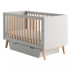 Pinio Swing Grey — комплект детской мебели 140×70, 3 в 1 (скидка 7%)