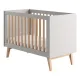 Детская кроватка Pinio Swing Grey 120x60 см (0-3 года) | Дитячі меблі Pinio в Україні