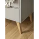 Комод Pinio Swing Grey в детскую комнату. серый (дополнительная комплектация - накладной пеленатор)