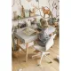 Письменный стол Pinio Swing Grey высокий в детскую комнату