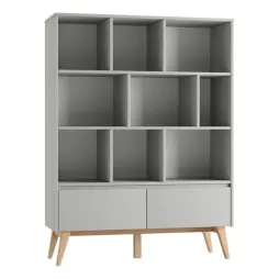 Cтеллаж Pinio Swing Grey широкий 