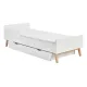 Детская кровать 200x90 см Pinio Swing White, подростковая кровать