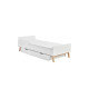 Білизняний ящик для дитячих ліжок Pinio Swing White 200x90 / 200x120 см