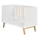 Дитяче ліжечко Pinio Swing White 120x60 см - трансформер для новонародженого, від 0 до 3 років