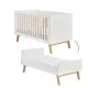 Детская кроватка Pinio Swing White 140x70 см (0-5 лет) | Дитячі меблі Pinio в Україні