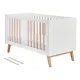 Дитяче ліжечко Pinio Swing White 140x70 см для новонародженого, трансформер, від 0 до 5 років