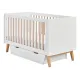 Дитяче ліжечко Pinio Swing White 140x70 см для новонародженого, трансформер, від 0 до 5 років