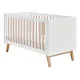 Дитяче ліжечко Pinio Swing White 140x70 см для новонародженого, трансформер, від 0 до 5 років