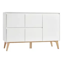 Комод Pinio Swing White широкий