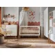 Дитяче ліжечко Pinio Swing White 120x60 см - трансформер для новонародженого, від 0 до 3 років