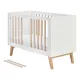 Дитяче ліжечко Pinio Swing White 120x60 см - трансформер для новонародженого, від 0 до 3 років