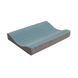 Пеленальный матрасик Drops Ocean Blue 50x70 cм, для новорожденных, от 0 до 10 месяцев, Traumeland (Австрия), арт. TT80104