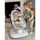 Крісло-гойдалка 4moms MamaRoo 5.0 Gray Classic — інноваційний заколисуючий центр для новонароджених