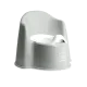 Кресло-горшок Babybjorn Potty Chair, Gray/White (серый/белый), арт. 7317680552259, купить в KIOSK для МАМ, Киев