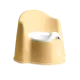 Кресло-горшок Babybjorn Potty Chair, Powder Yellow/White (пудрово-желтый/белый), арт. 7317680552662, купить в KIOSK для МАМ, Киев