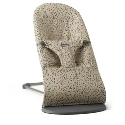 BabyBjorn - Крісло-шезлонг Bouncer Bliss Woven, Beige/Dark Grey Print, арт. 7317680060389