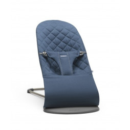 BabyBjorn - Крісло-шезлонг Bouncer Bliss Cotton, Midnight Blue (синій), арт. 7317680060150