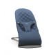 BabyBjorn - Крісло-шезлонг Bouncer Bliss Cotton, Midnight Blue (синій), арт. 7317680060150, купить в KIOSK для МАМ, Киев