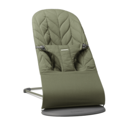 BabyBjorn - Крісло-шезлонг Bouncer Bliss Woven, Dark green (темно-зелений), арт. 7317680060464