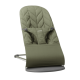 BabyBjorn - Крісло-шезлонг Bouncer Bliss Woven, Dark green (темно-зелений), арт. 7317680060464, купить в KIOSK для МАМ, Киев