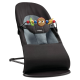 Кресло-шезлонг BabyBjorn Bouncer Balance Soft Cotton, Black/Dark gray (черный/темно-серый) + Игрушка Googly Eyes, арт. 17079, арт., купить в KIOSK для МАМ, Киев
