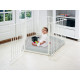 Детский манеж BabyDan Park A Kid, цвет белый, арт. 5705548028114, с матрасиком, для новорожденных, от 0 до 24 месяцев