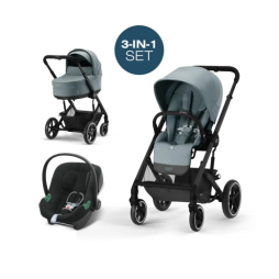 Коляска Cybex Balios S 3 в1 BLK Sky Blue, 522005365