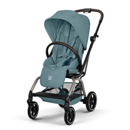 Прогулянкова коляска Cybex Eezy S Twist+ 2 TPE Stormy Blue (з бампером), 526000851