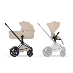 Універсальна коляска ePriam 2 в 1 BLK Cozy Beige, 526000065