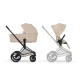 Універсальна коляска Priam 2 в 1 BLK Cozy Beige | Купити у Києві в KIOSK для МАМ