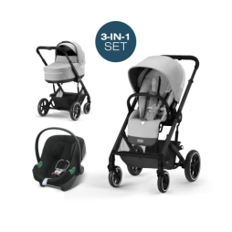 Коляска Cybex Balios S 3 в1 BLK Lava Grey, 522005363