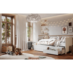 Детская кровать диван Pinio Calmo White 200x90 см