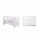 Комплект детской мебели Pinio Calmo White 140x70 для новорожденного, от 0 до 5 лет, со скидкой 7%