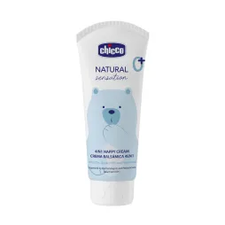 Захисний крем під підгузок 4 в 1 із цинком та пантенолом Chicco Natural Sensation, 100 мл (11520.00)