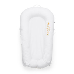 Матрас – кокон для новорожденного DockATot DELUXE+ (0-8 месяцев), Pristine White, белый, арт. 10301
