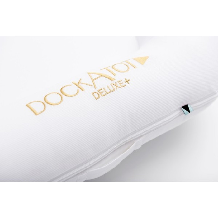 Кокон матрац DockATot Deluxe+ Pristine White — затишок та безпека для новонародженого від 0 до 8 місяців