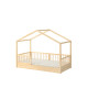 Дитяче ліжко-будиночок Dream Nest 160x80 см із двома захисними бортиками (ліжко Монтессорі)
