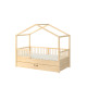 Дитяче ліжко-будиночок Dream Nest 160x80 см із двома захисними бортиками (ліжко Монтессорі)
