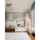Дитяче ліжко-будиночок Dream Nest Snow 160x80 см із двома захисними бортиками (ліжко Монтессорі)