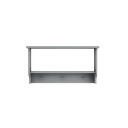 Настенная полка Ines Grey c 3 крючками в детскую комнату, арт. 1103081