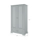 Комплект дитячих меблів Bellamy Ines Grey (ліжко 200х90 + шафа), сірий, зі знижкою 7%