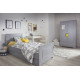Шкаф Bellamy Ines Grey (высокий -193,6 см) для детской комнаты, (серый)