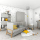 Ліжечко Lotta Grey 140x70 для новонародженого | Київ, KIOSK для МАМ