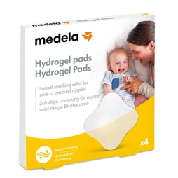 Гідрогелеві багаторазові вкладиші від болю та подразнення, 4шт (Hydrogel Pads) Medela, арт. 008.0052