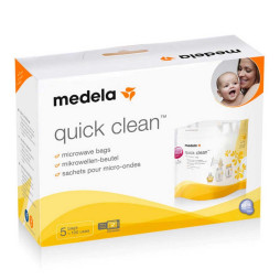Пакети Medela Quick Clean для парової стерилізації в мікрохвильовій печі, 5 шт., Арт. 008.0065