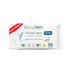 Органічний вологий дитячий туалетний папір Eco by Naty, 56 шт