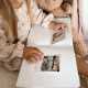 Книга альбом Oh My Baby Book для дівчинки бежевий (українська мова) New Design, подарунок для новонародженого