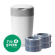 Накопичувач підгузків Tommee Tippee Twist & Click + 4 змінні касети, арт. TT0110 | KIOSK для МАМ